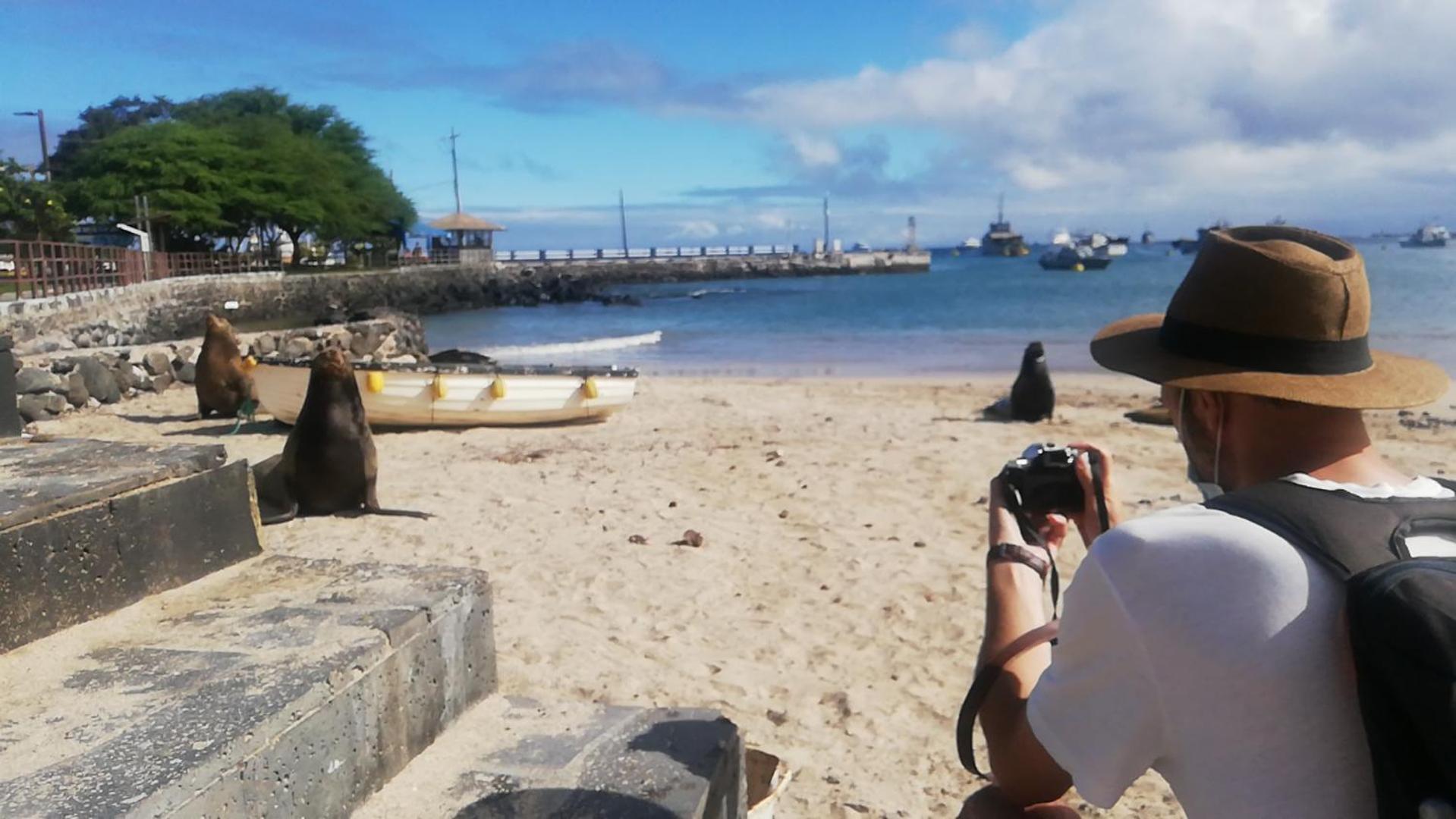 Casa Playa Los Marinos Puerto Baquerizo Moreno Kültér fotó