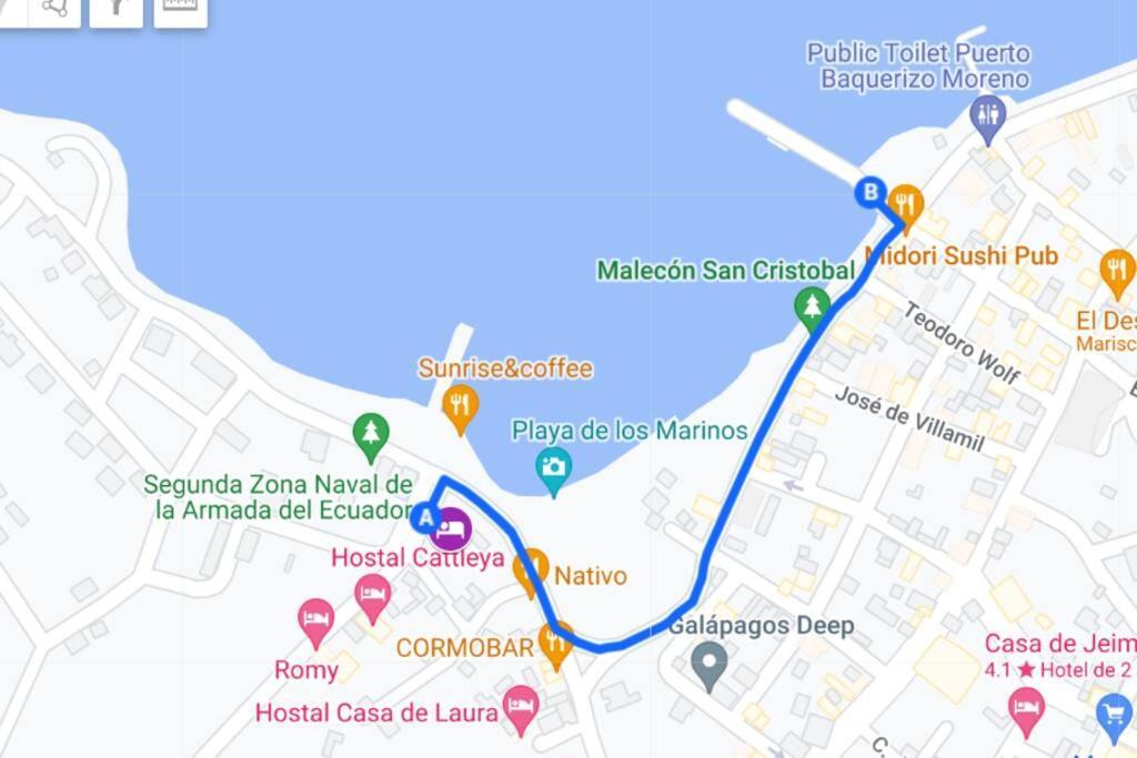 Casa Playa Los Marinos Puerto Baquerizo Moreno Kültér fotó