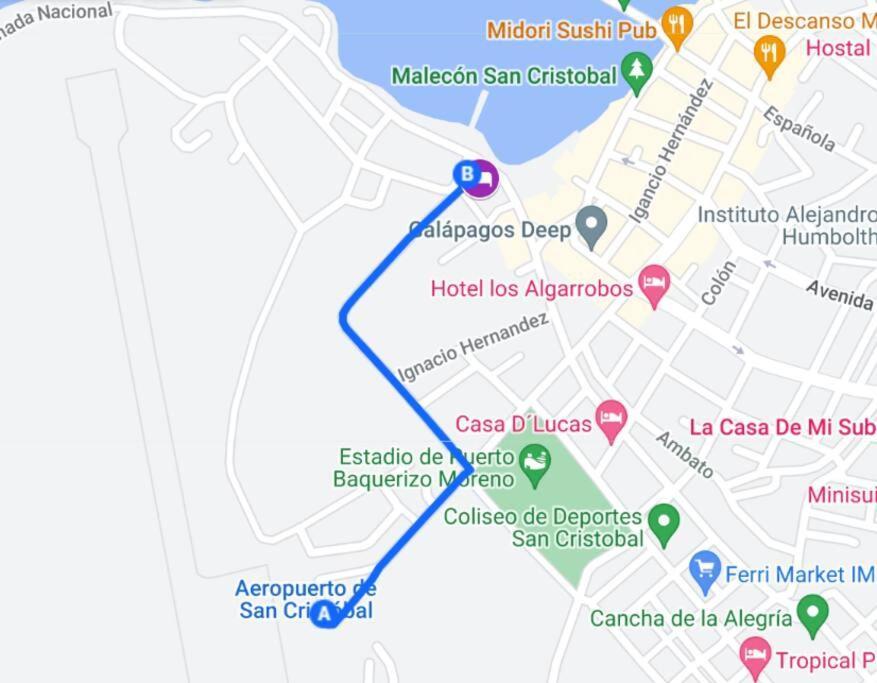 Casa Playa Los Marinos Puerto Baquerizo Moreno Kültér fotó